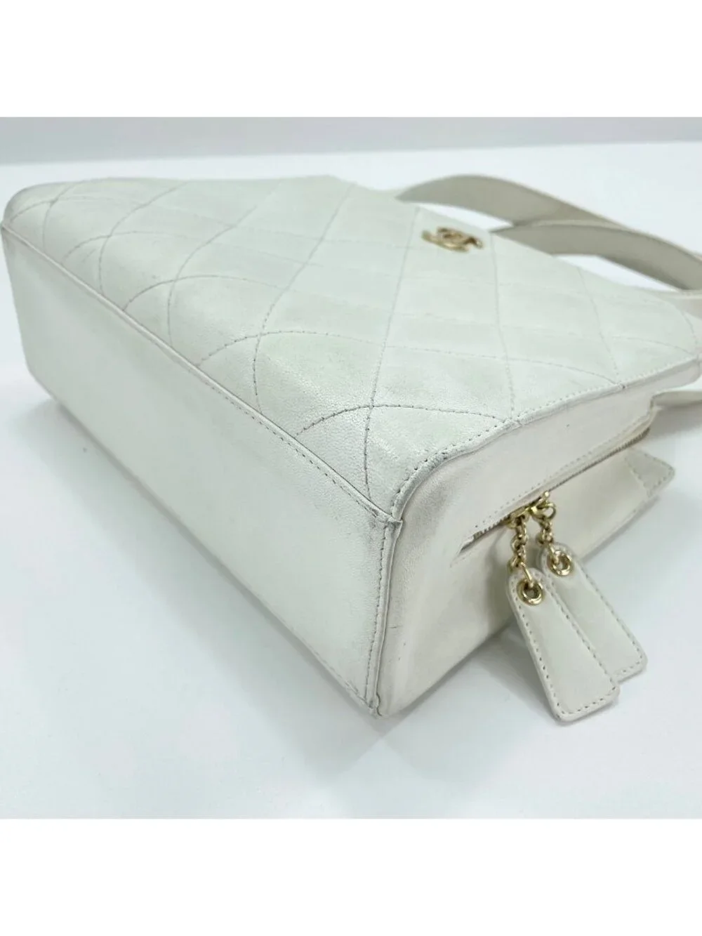 Chanel Handbag Quilted White